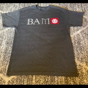 Vintage Bam Margera Element t shirt lg